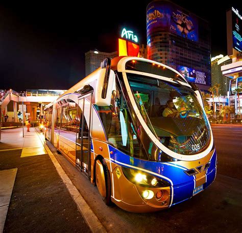 las vegas strip shuttle bus.